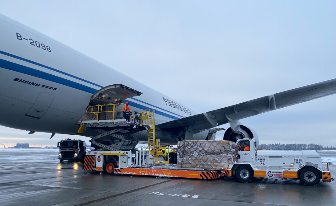 «Шереметьево-Карго» обслужило первый рейс Air China Cargo
